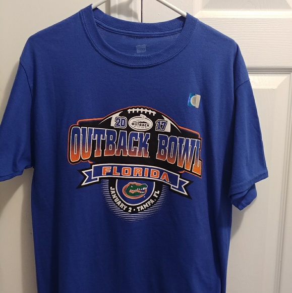 Majestic Other - Florida Gators 2017 Outback Bowl Champions Blue T-shirt. Mens’s Size medium.